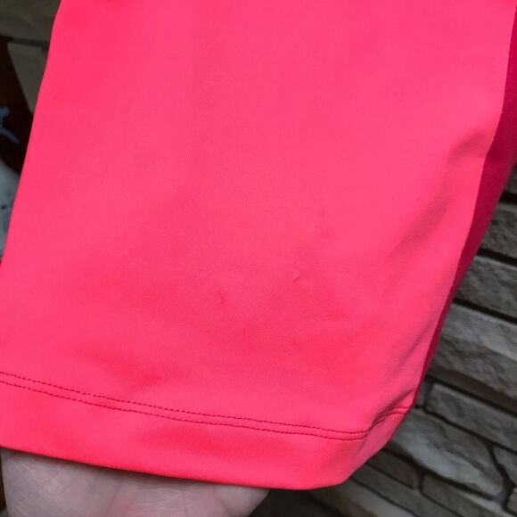 Nike Drifit Long Tank Top Training athletic Small Neon Orange Pink NWT - Picture 4 of 12